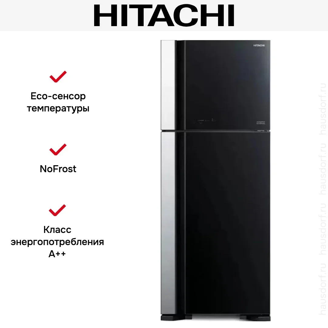 Холодильник Hitachi HRTN7489DFGBKCS