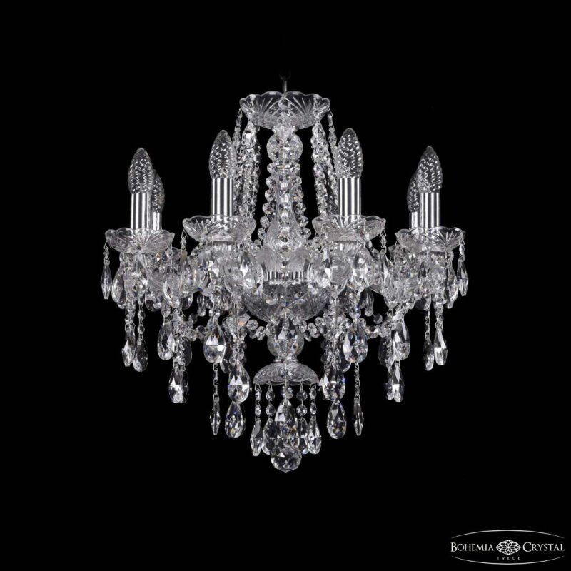 Подвесная люстра Bohemia Ivele Crystal 1415 1415/8/165 Ni