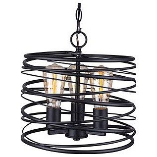 Подвесной светильник TopLight Carol TL1187H-03BK