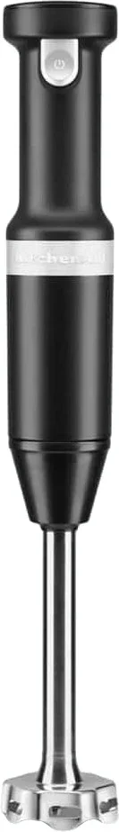 Погружной блендер беспроводной KitchenAid 5KHBBV53EBM черный