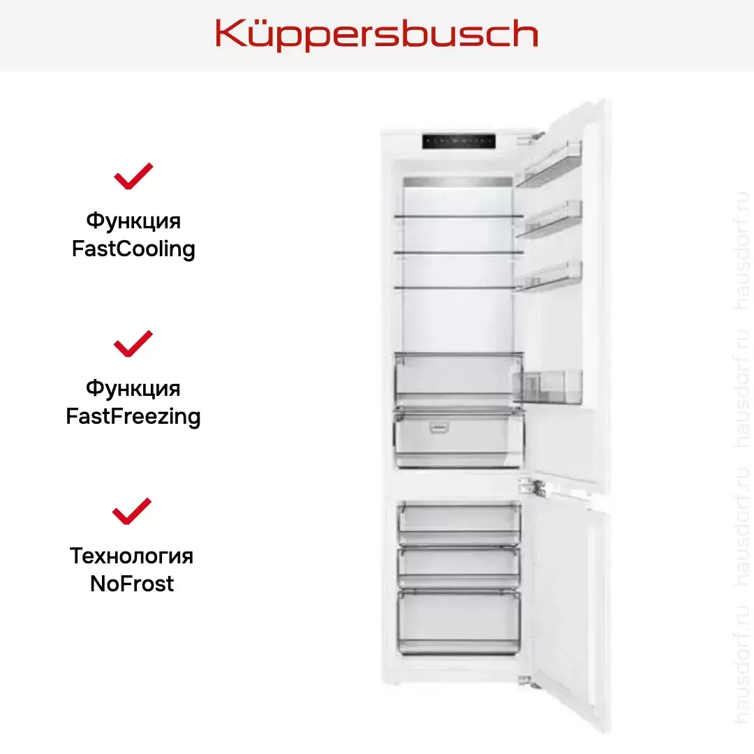 Встраиваемый холодильник Kuppersbusch FKGF 9835.0i