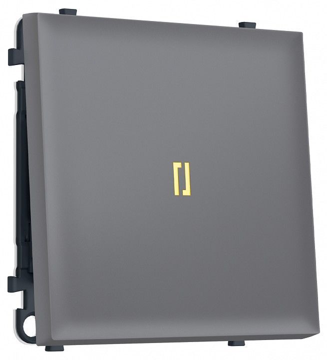 Выключатель проходной одноклавишный с подсветкой без рамки Ambrella Volt MS MS862030