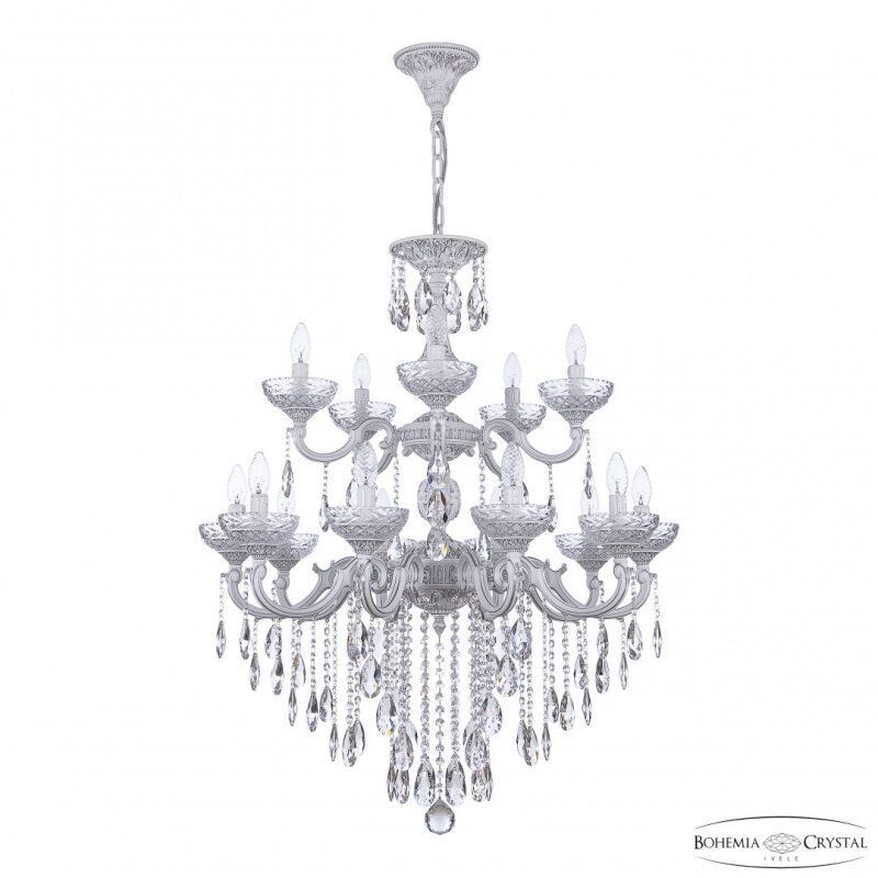 Подвесная люстра Bohemia Ivele Crystal AL7801 AL78101/10+5/250/2D B WMN P Clear/M-1F