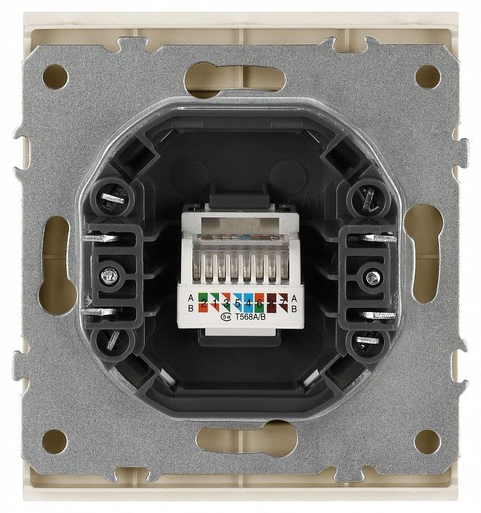 Розетка Ethernet RJ-45 без рамки Эра Arktik Б0070477
