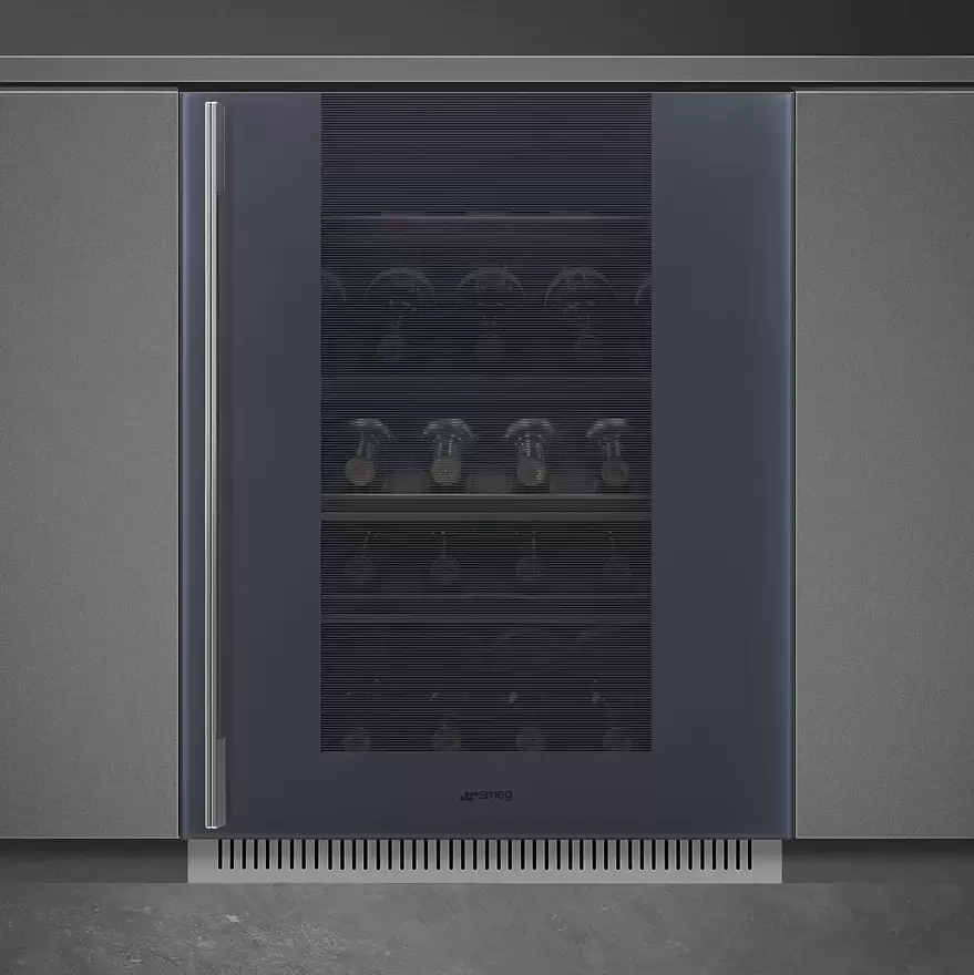 Встраиваемый холодильный шкаф для вина Smeg CVI138RG