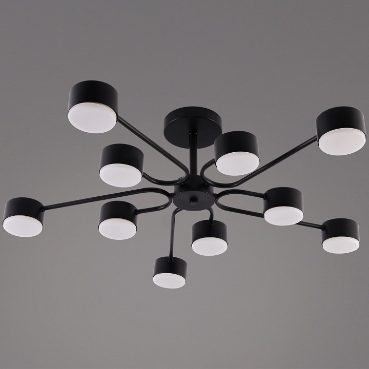 Люстра на штанге Reluce 03708 03708-0.3-10 BK GX53