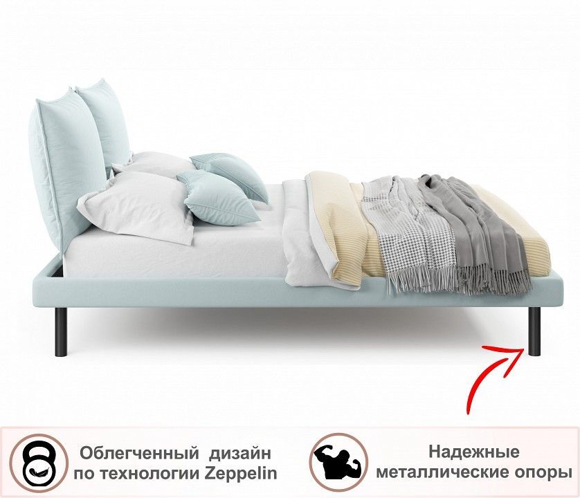 Кровать полутораспальная Fly 1400