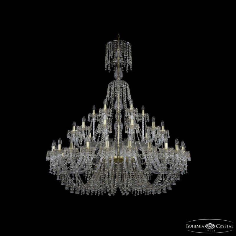 Подвесная люстра Bohemia Ivele Crystal 1410 1410/24+12+6/530/XL-167 G V0300