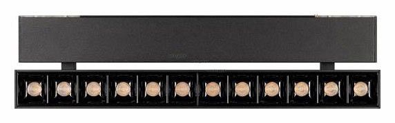 Светильник на штанге Arlight MAG-LASER-FOLD-45-S320-12W Warm3000 (BK, 15 deg, 24V) 026974