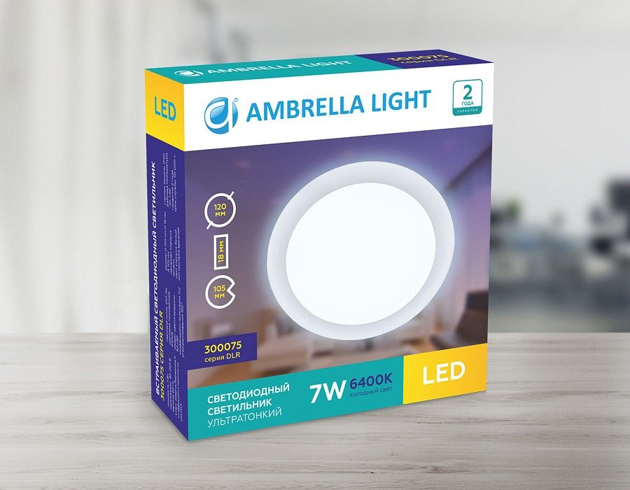 Встраиваемый светильник Ambrella Light DLR 300075