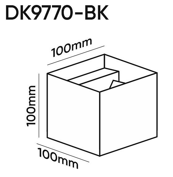 Накладной светильник Denkirs  DK9770-BK