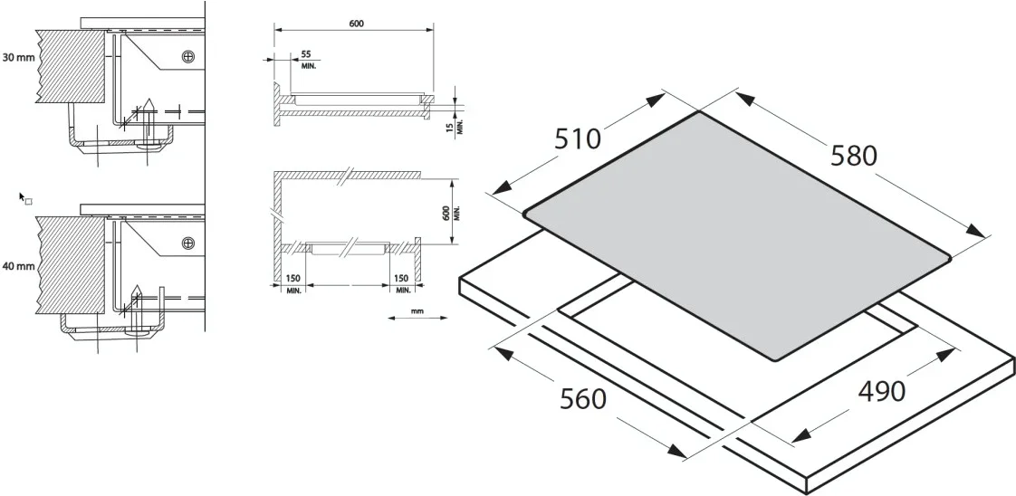 Варочная панель Franke FRSM 604 CT BK