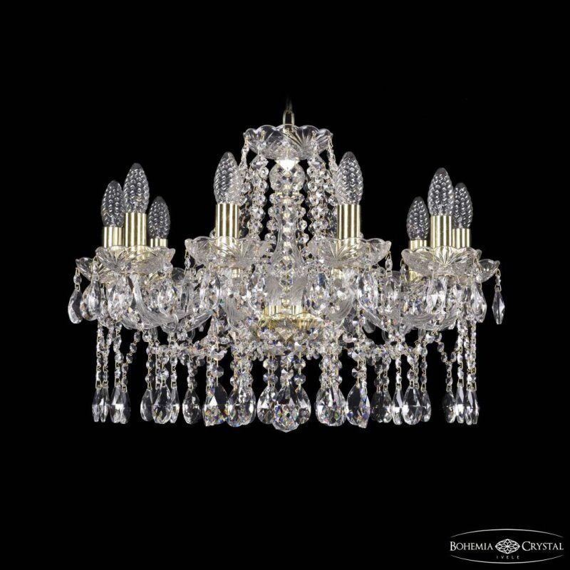 Подвесная люстра Bohemia Ivele Crystal 1413 1413/10/200 G