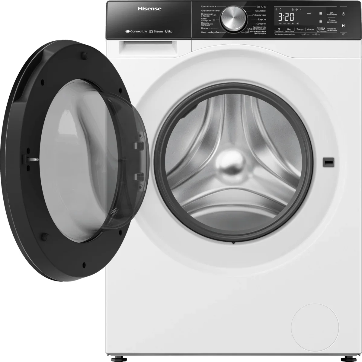 Стирально-сушильная машина Hisense WD5S9043BWS