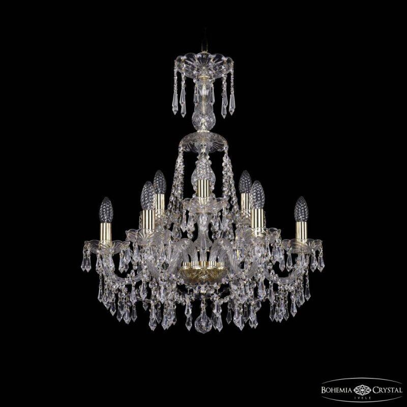 Подвесная люстра Bohemia Ivele Crystal 1403 1403/6+3/195/XL-65 G