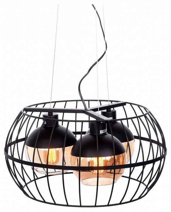 Подвесная люстра LUMINA DECO Optis LDP 11765-3 BK