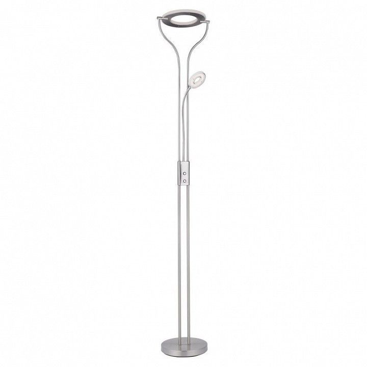 Торшер с подсветкой Arte Lamp Duetto led A5904PN-2SS