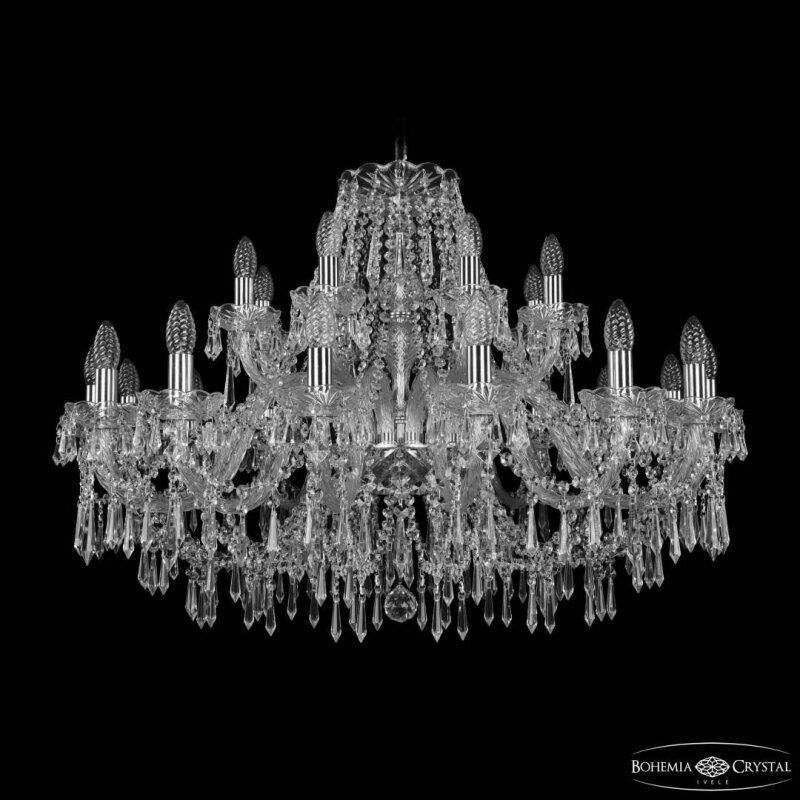 Подвесная люстра Bohemia Ivele Crystal 1403 1403/16+8/360 Ni