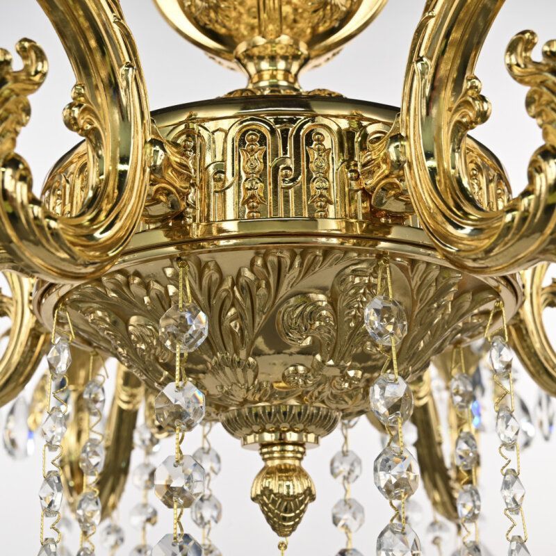 Подвесная люстра Bohemia Ivele Crystal AL7901 AL79101/8/250 B G