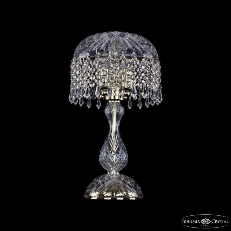 Настольная лампа декоративная Bohemia Ivele Crystal 1478 14781L1/25 G Drops