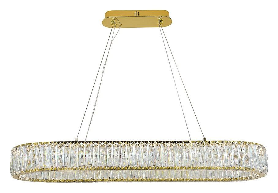 Подвесной светильник Newport 8240 8240/90 oval gold