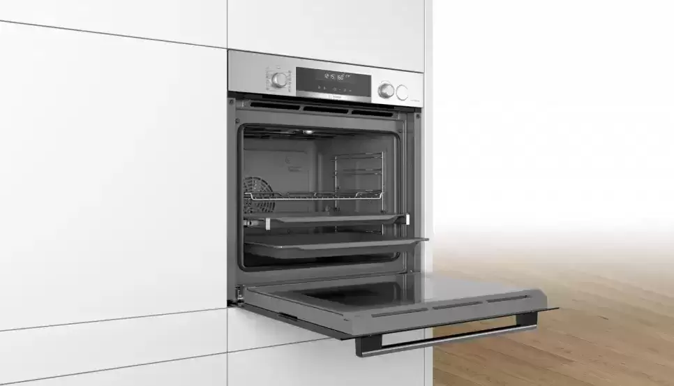 Встраиваемый духовой шкаф с функцией добавления пара BOSCH HRG5580S6R