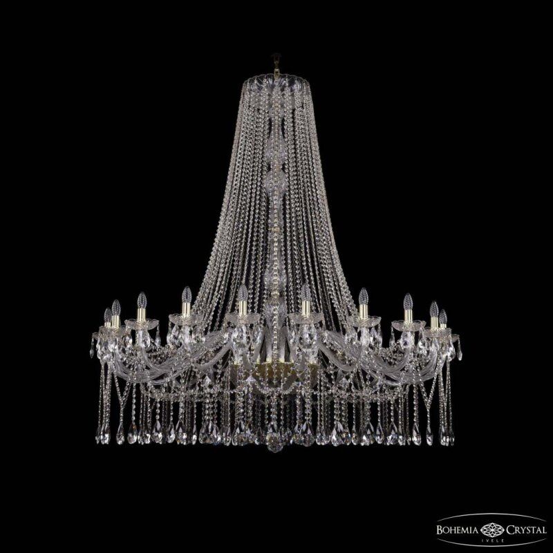 Подвесная люстра Bohemia Ivele Crystal 1413 1413/20/530/h-159 G