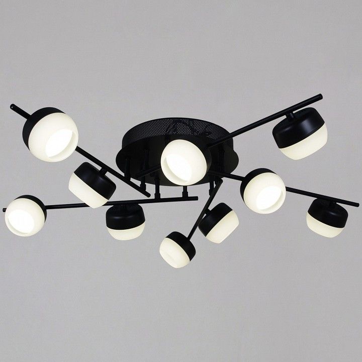 Люстра на штанге Reluce  11590-0.3-10 Black