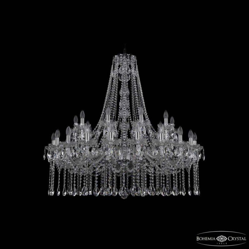Подвесная люстра Bohemia Ivele Crystal 1413 1413/20+10/400/h-109 Ni