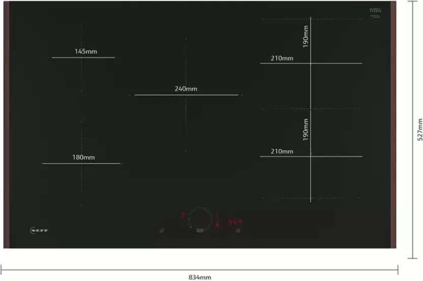Индукционная варочная панель Neff T58YHW1C0