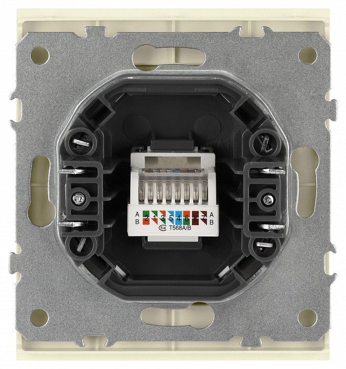 Розетка Ethernet RJ-45 без рамки Эра Arktik Б0070475