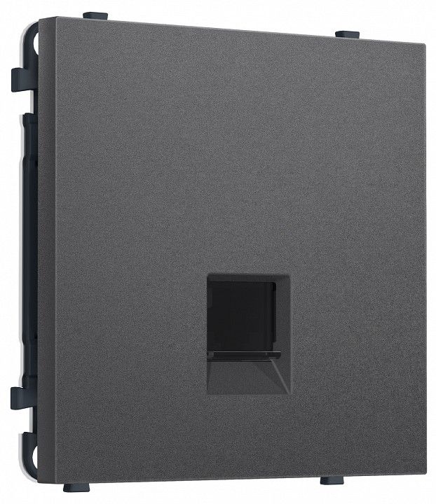 Розетка Ethernet RJ-45 экранированная и со шторками, без рамки Ambrella Volt MS MS662005