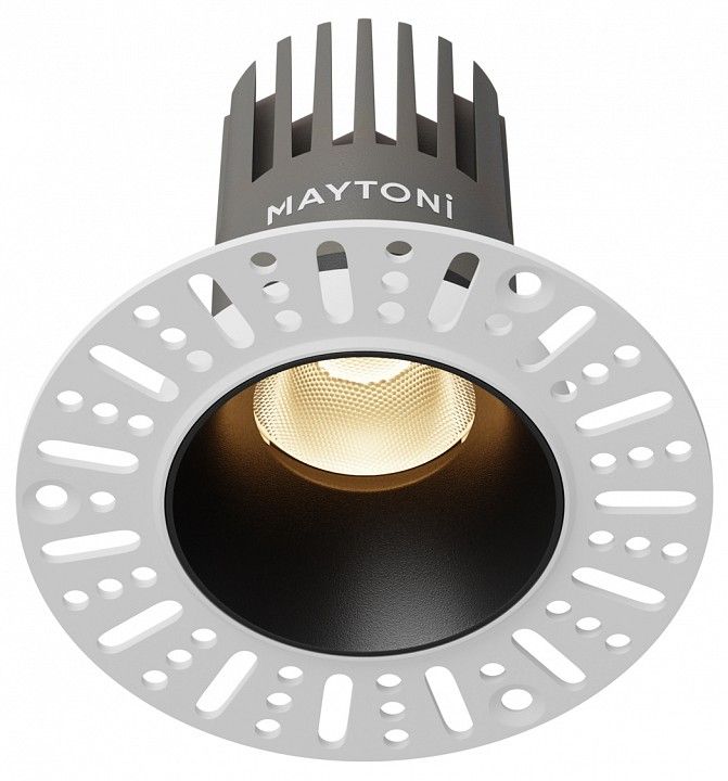 Встраиваемый светильник Maytoni Technical Омут DL124-10W-3K-TRS-B
