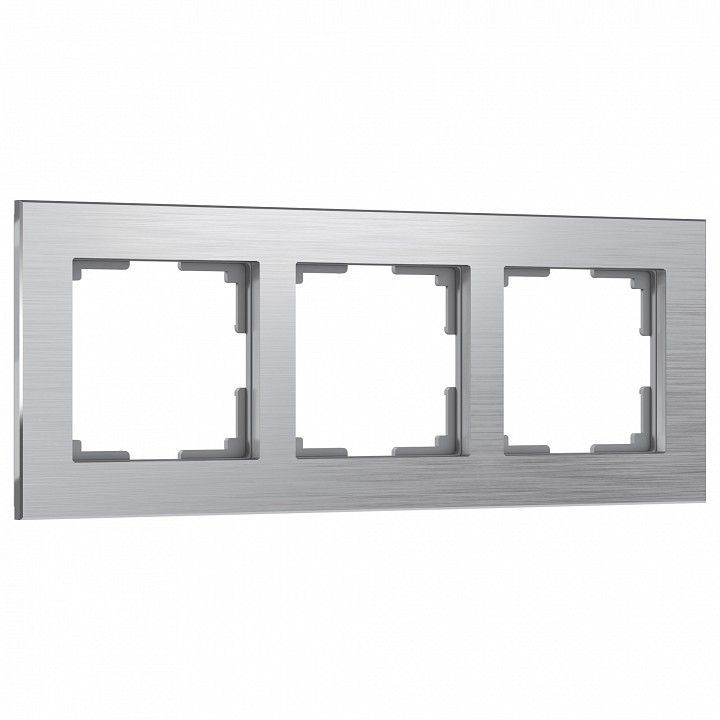 Рамка на 3 поста Werkel Aluminium (алюминий) W0031706