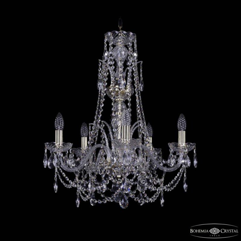 Подвесная люстра Bohemia Ivele Crystal 1411 1411/5/195/Xl-63 G