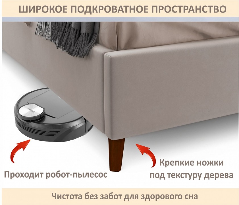 Кровать двуспальная Betsi 1600