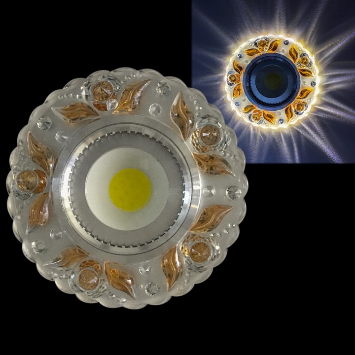 Встраиваемый светильник Reluce  42236-9.0-001PL MR16+LED3W CL/TEA