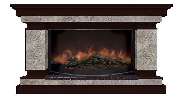 Комплект из электрокамина напольного и портала (143x45x82.5 см) Лорд Марсель Rondo 86 ЛО000021