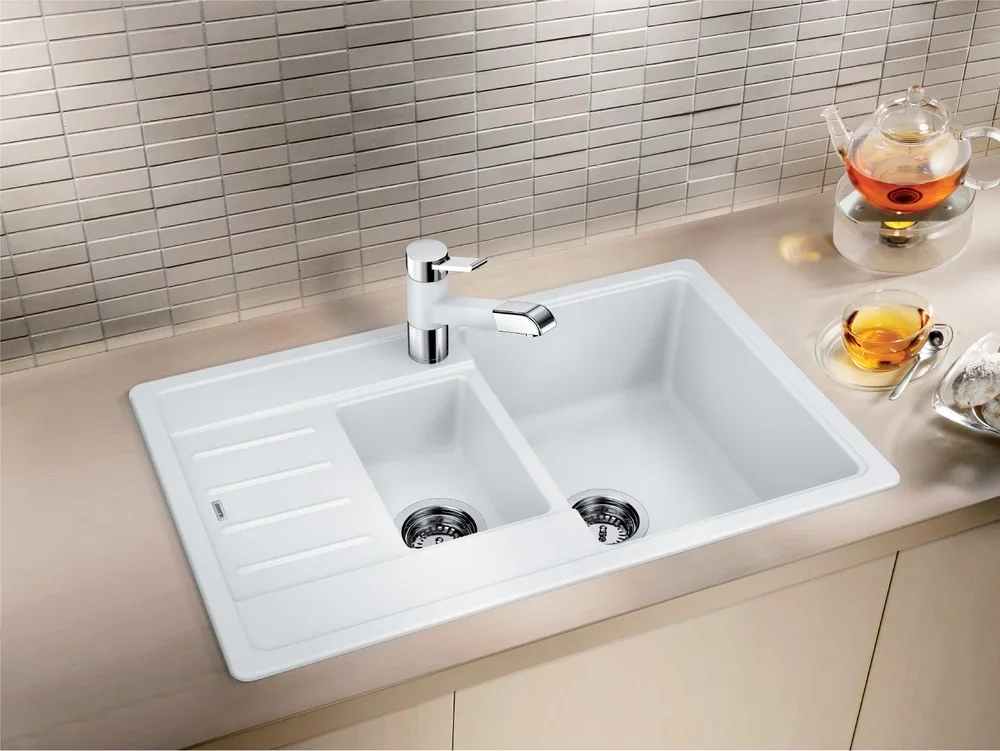 Мойка BLANCO Legra 6 S Compact SIlgranit белый