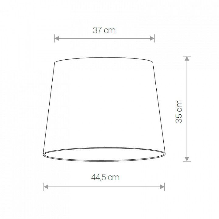 Плафон текстильный Nowodvorski Cameleon Cone M WH 8413