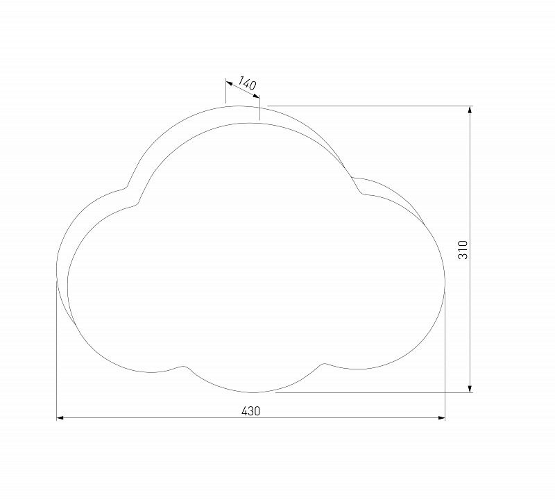 Накладной светильник TK Lighting Cloud 10006 Cloud