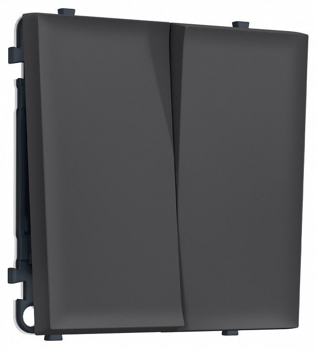 Переключатель перекрестный двухклавишный без рамки Ambrella Volt MS MS903030