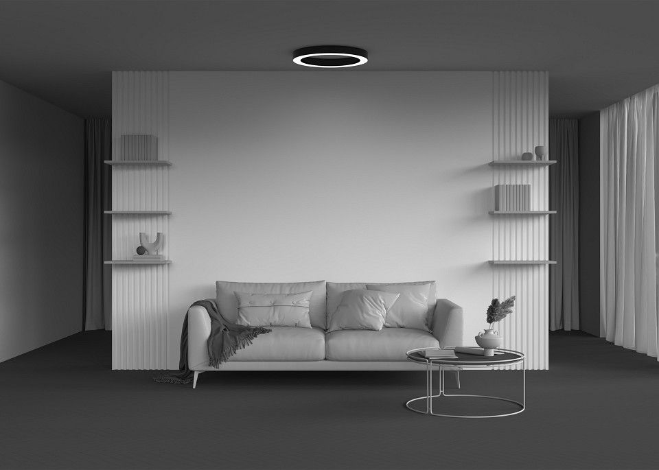 Накладной светильник Maytoni Technical Луа C093CL-45W3K-B