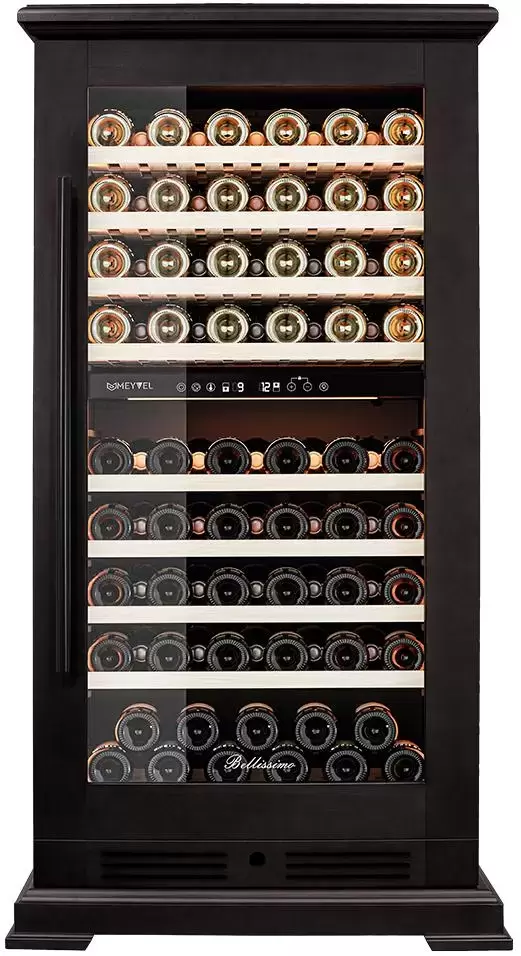 Винный шкаф Meyvel MV99PRO-KBT2 (Тёмный шоколад)
