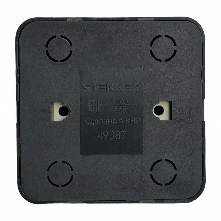 Переключатель одноклавишный Stekker София 49387