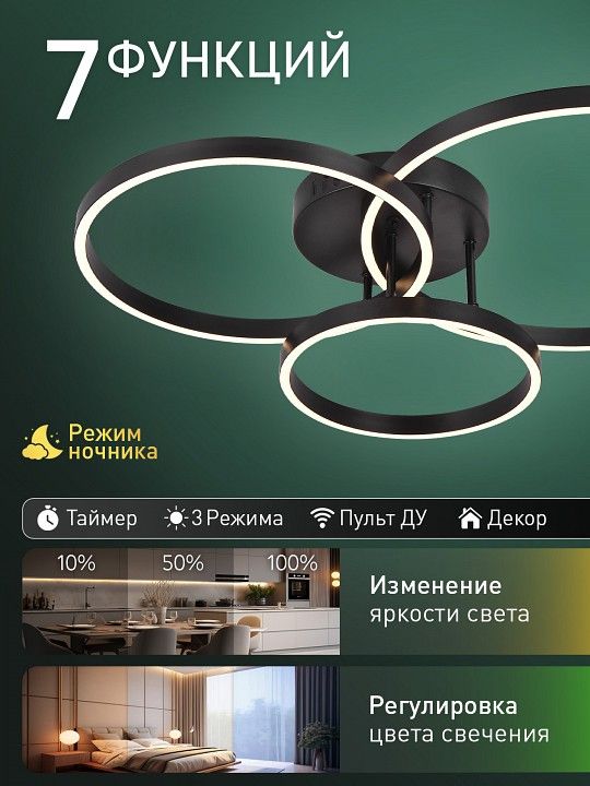 Потолочная люстра Natali Kovaltseva  LED LAMPS 81479