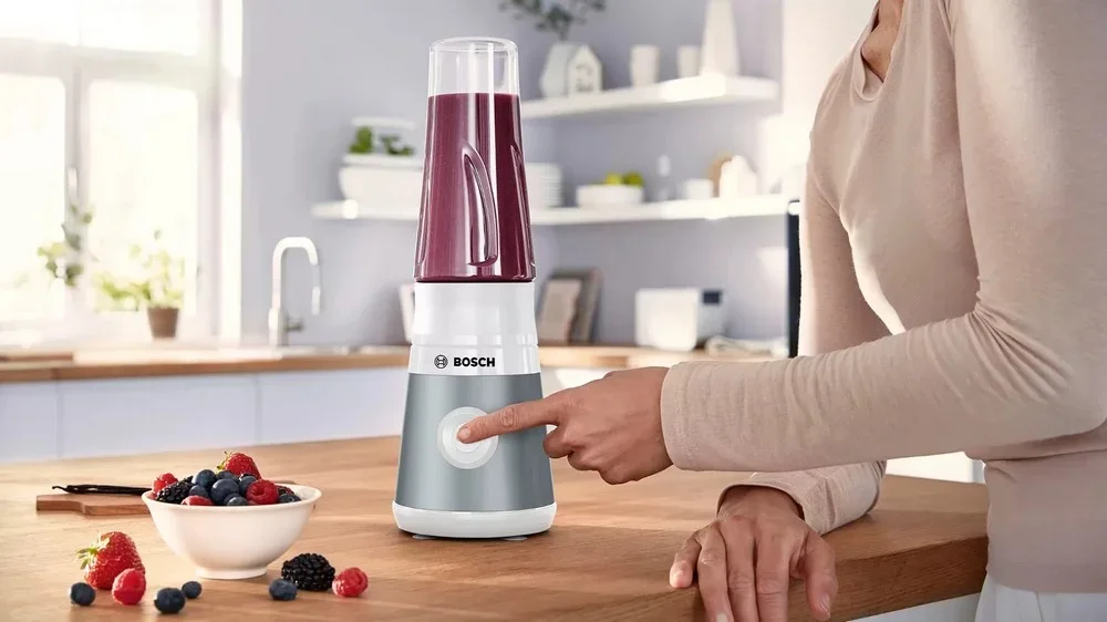 Блендер Bosch MMB2111T нержавеющая сталь