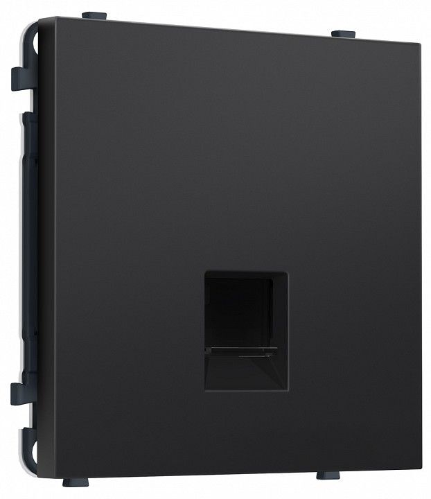 Розетка Ethernet RJ-45 и со шторками, без рамки Ambrella Volt MS MS812010