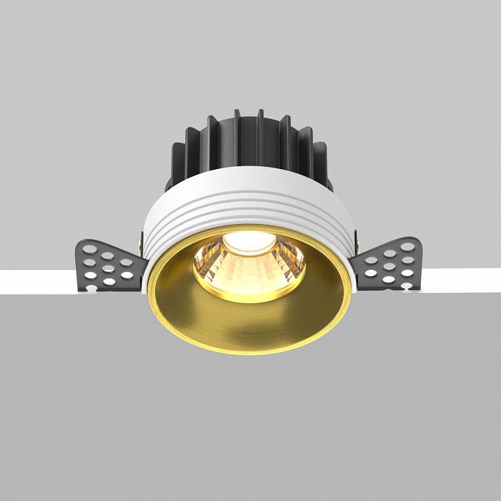 Встраиваемый светильник Maytoni Technical Раунд DL058-12W3K-TRS-BS