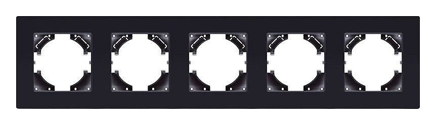 Рамка на 5 постов Kollinger Eleganz Acryl EA5BK